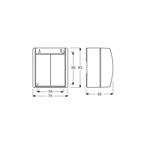 Busch-Jaeger Jalousieschalter AP ocean gr/bl-gn mt 1p...