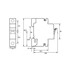 Doepke Leitungsschutzschalter UC B 6A 1p 230V 6kA 1TE...