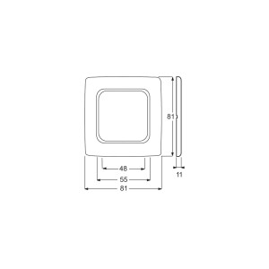 Busch-Jaeger Rahmen 1f aws glz Reflex SI Kst f.GEB-K...