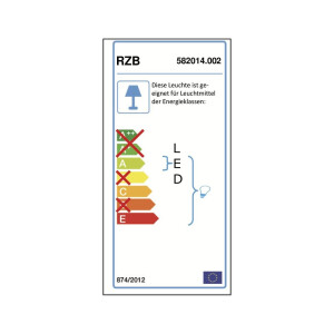 RZB Anbauleuchte 57W AluDesign HV ws mt E27 k.Betriebsger IP66 &Oslash;268mm Gl_opal 582014002