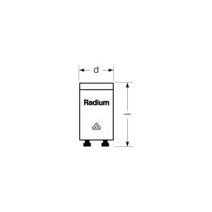 RADIUM Starter 4-65W f.Leuchtstoffl RS11
