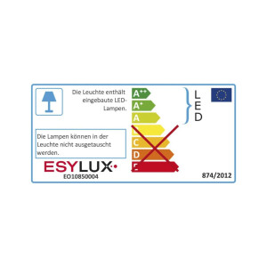 Esylux LED-Sensorleuchte 12W ELLEN 3000K 1150lm ws mt...