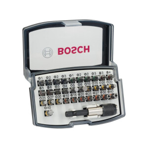 BOSCH Bit-Set 32St Magnethalter 3xPH 4xPZ 8xTX 4xSchlitz...