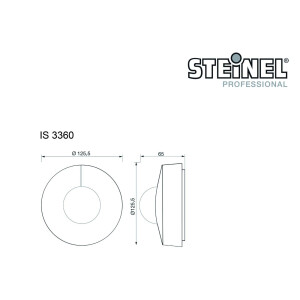 STEINEL Bewegungsmelder 0-360° AP ws IP54 2000W BWM...