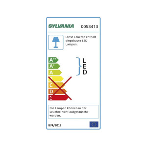 SYLVANIA LED-Einbaudownlight 11W 4000K ws 1150lm Kst mt 1LED elektr IP20 &Oslash;125x50mm STARTECODOWNLIGHT5IN150-12511W