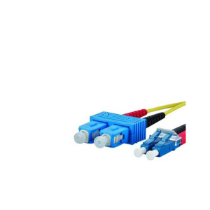 BTR Netcom LWL-Patchkabel SC-D/LC-D SM OS2 1m ge...