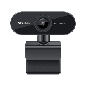 SANDBERG Webcam USB schwarz Full-HD 1080p