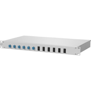 METZ CONNECT LWL-Patchpanel 6f 1HE LC-D 482,6mm(19) 1HE...