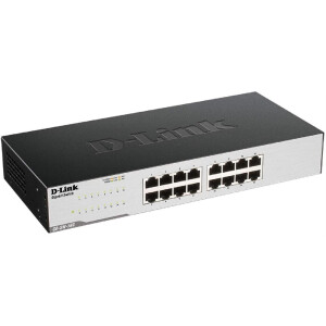D-Link Gigabit Switch 16x10/100/1000Mbit/s LAN Ports 32 Gbps Kapazit&auml;t