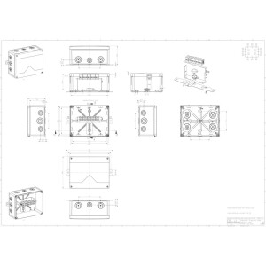 SPELSBERG Abzweigkasten IP66 16qmm 250x200x120mm or Kst...