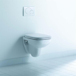 Duravit WC-Sitz D-Code m Absenkaut., Scharn. Kunststoff, wei&szlig; 67390000