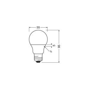 LEDVANCE LED-Lampe FM E27 A40 4,9W F 4000K nws mt 470lm...