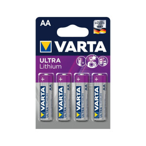 VARTA Batterie Mignon AA/AM3 Professional 1,5V LR6 Li 2600mAh &Oslash;14,5x50,5mm