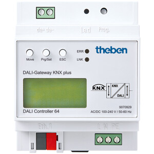 THEBEN Gateway DALI KNX REG 110-230V LED 4TE m.LED-Anz IP20