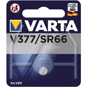 VARTA Batterie Knopfzelle 1,55V RW329/SR626SW SR66 27mAh Silberoxid &Oslash;6,8x2,6mm