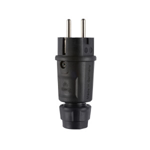 ABL Schutzkontaktstecker 16A 250V Kst IP54 ger sw...