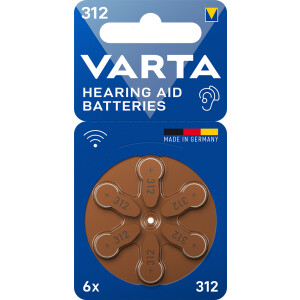 VARTA Batterie 1,45V PR41 Zink/Luft 1,45V